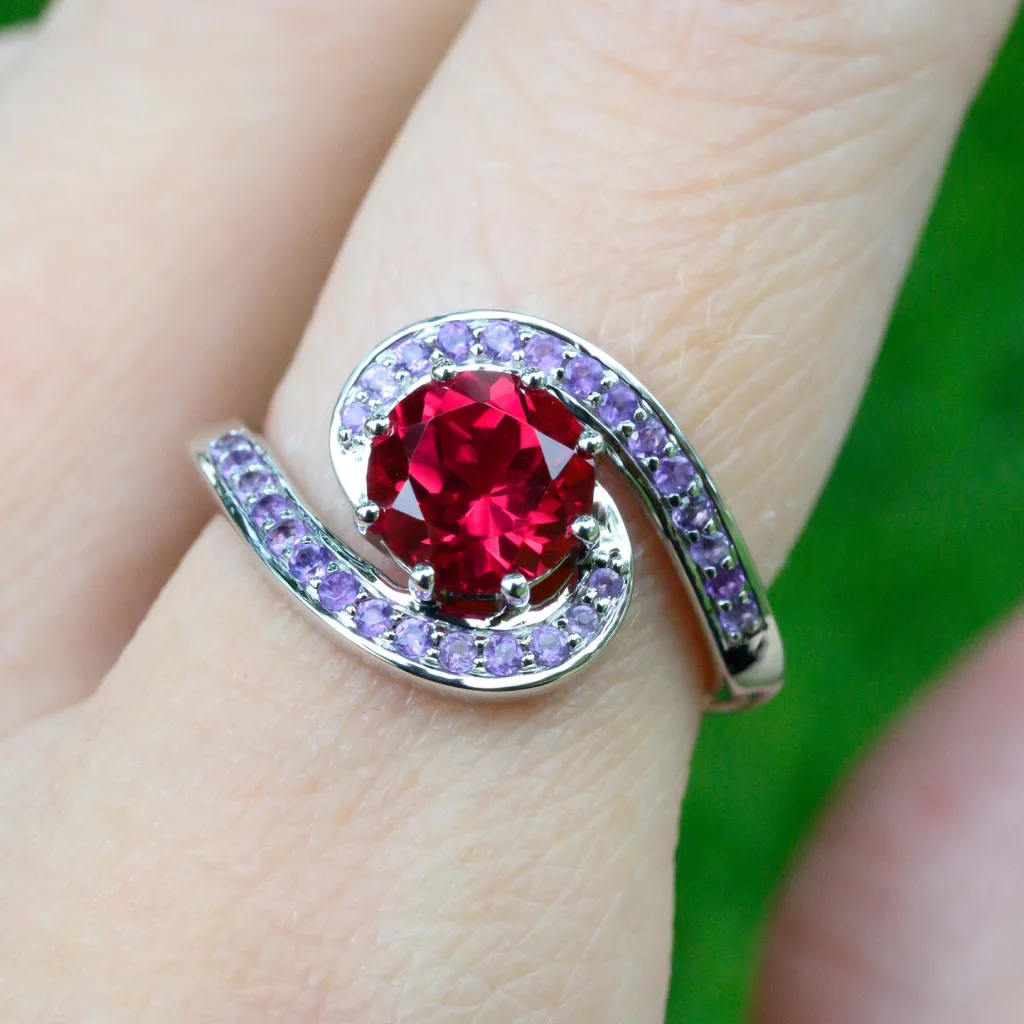 Poppy-Inspired Red Gem