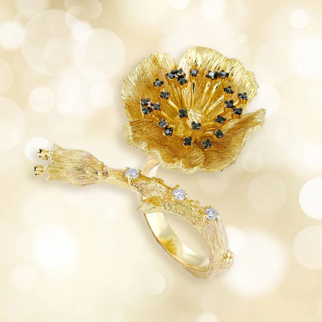 Wildflower Mixed-Gem Design