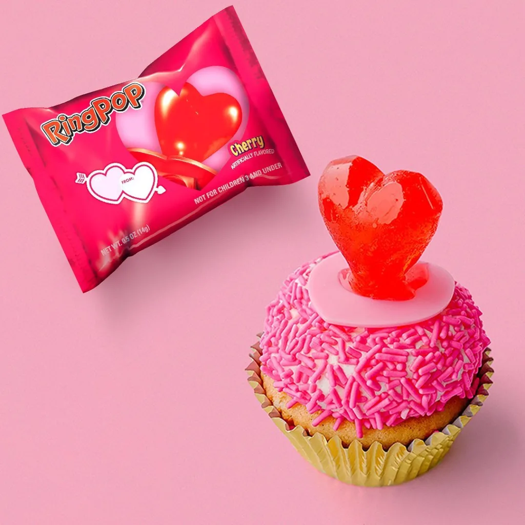 Ring Pop Cupcakes