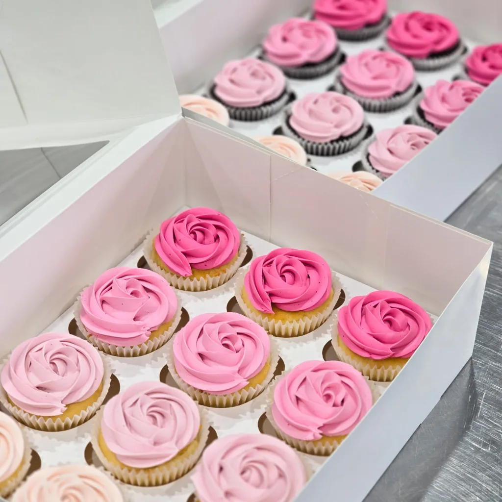 Pink Ombre Cupcakes