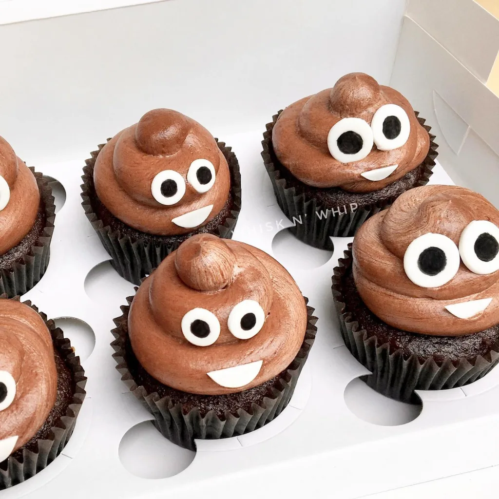 Naughty Emoji Cupcakes