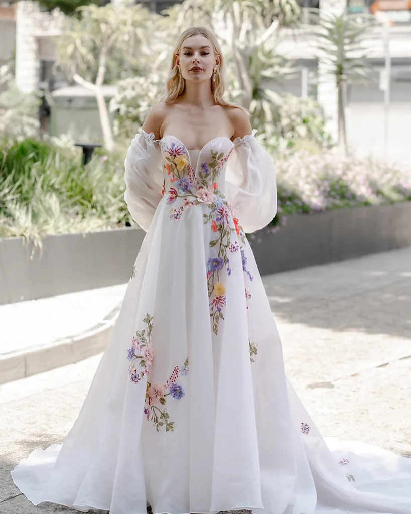 Bold 3D Floral Appliqué