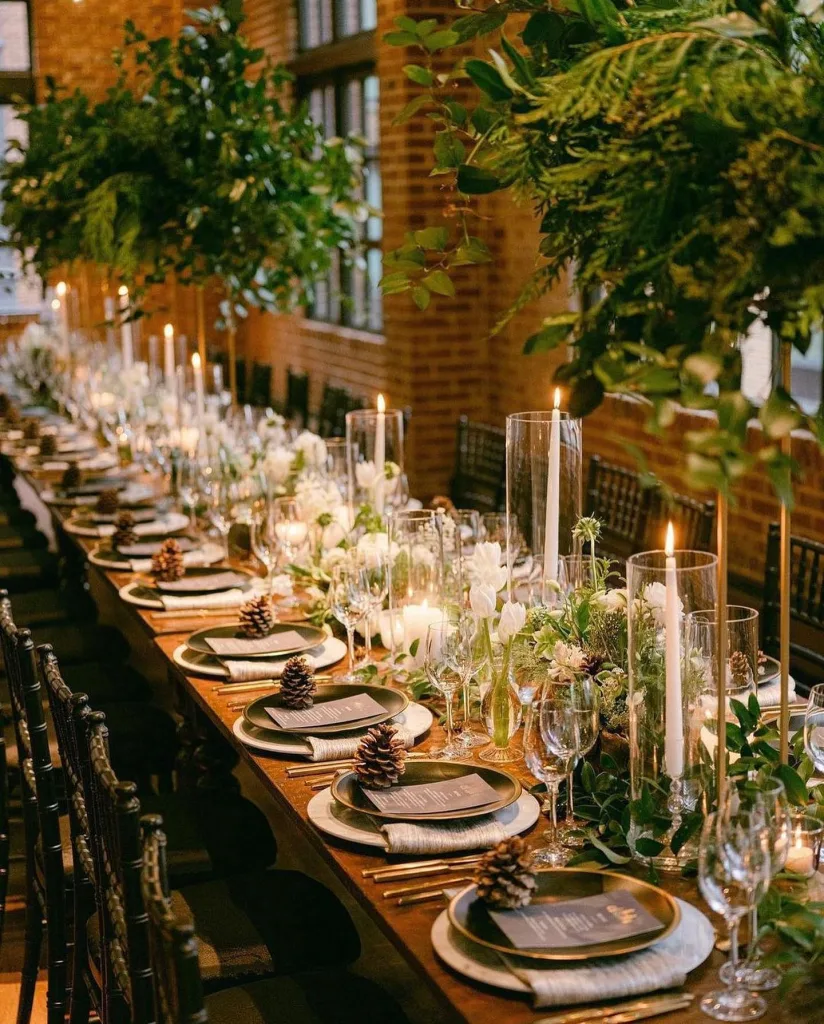 Evergreen Centerpieces