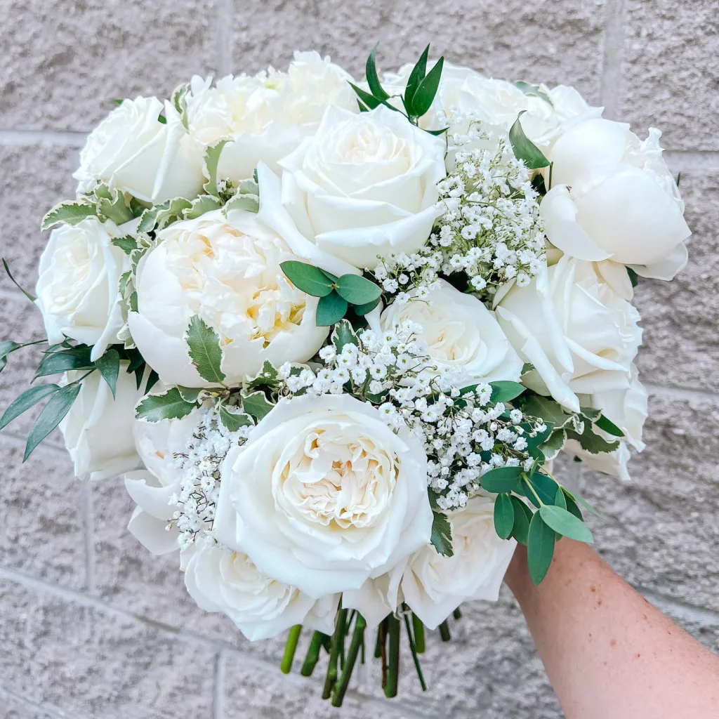 Peony-Filled Bridal Bouquet