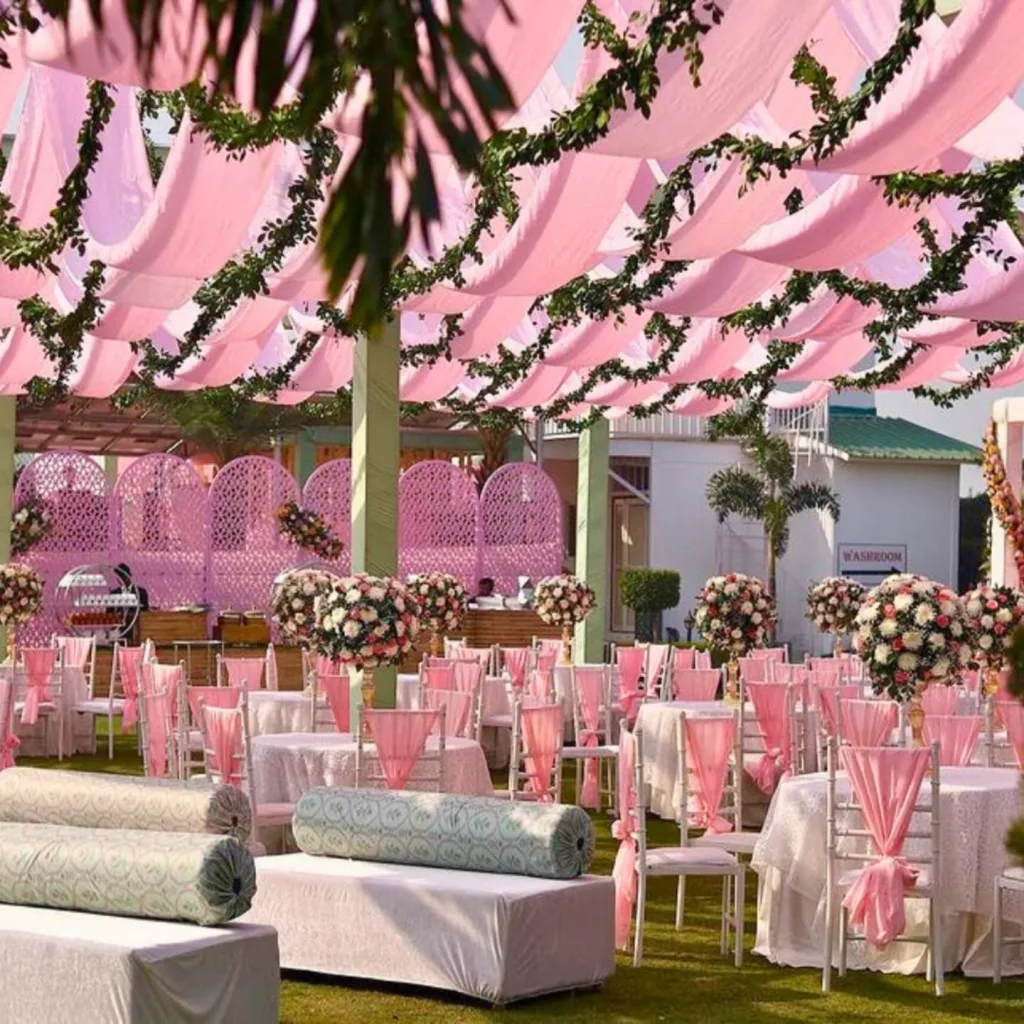 Romantic Pastel Tent Theme