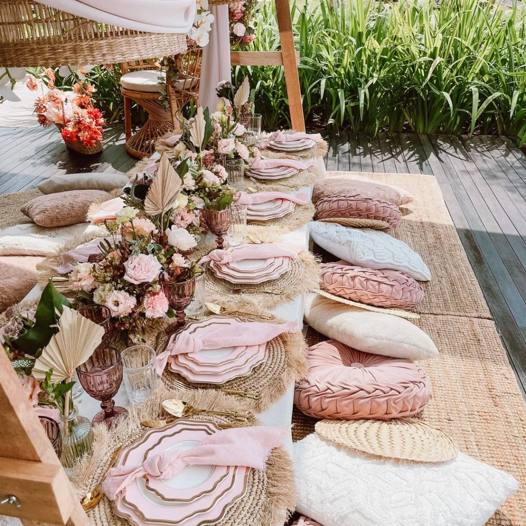 Boho Picnic Seating
