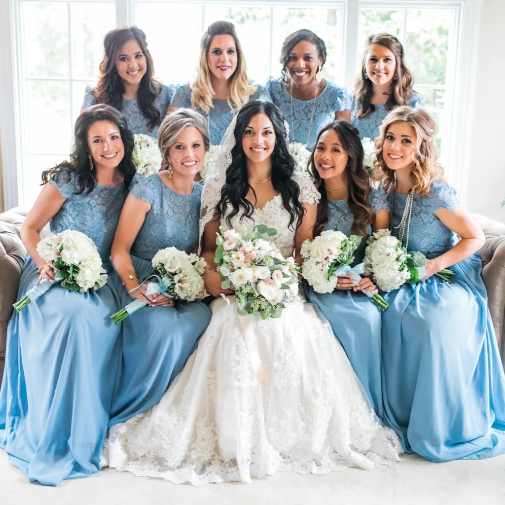 Aqua Bridesmaid Dresses