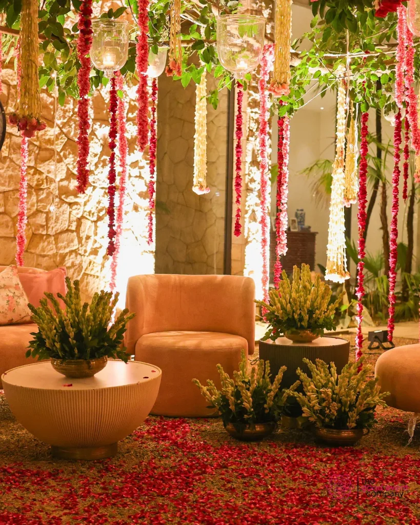 Hanging Lanterns in Trees