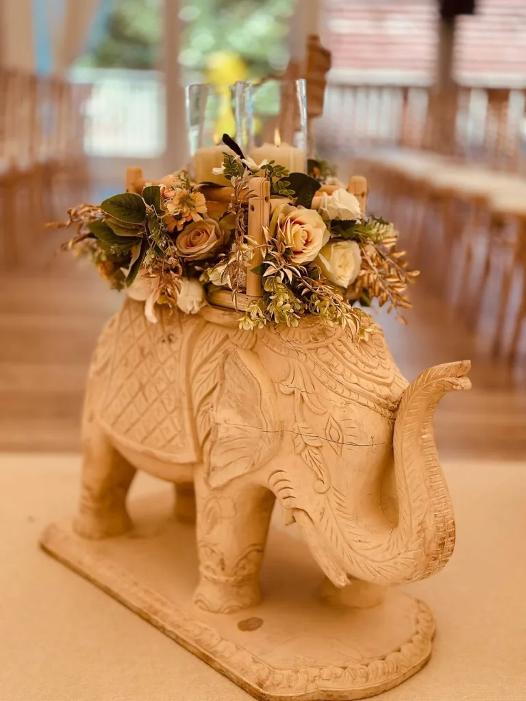 Elephant Figurine Centerpieces
