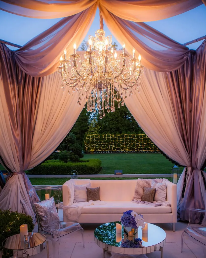 Monogrammed Entry Drapes