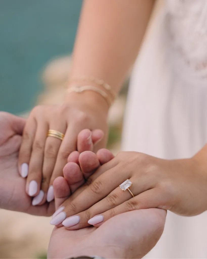 Close-Up of the Rings