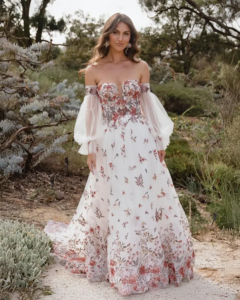 Boho Maxi Dress for Rustic Weddings