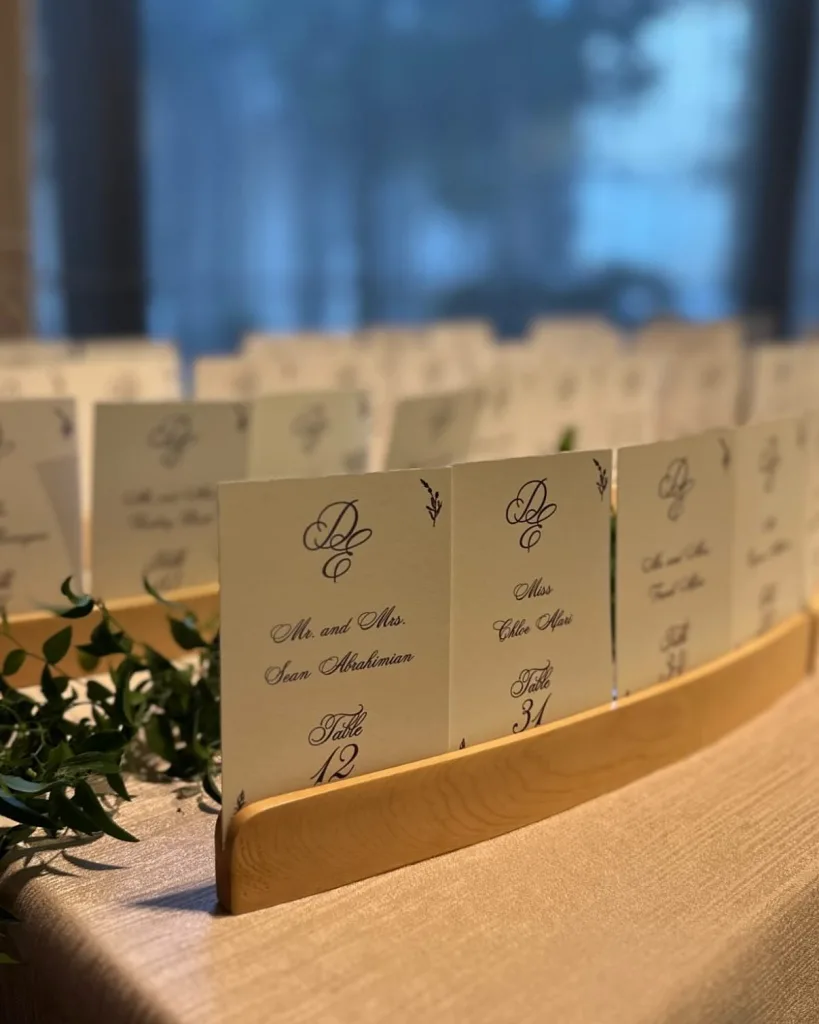 Dessert Escort Cards
