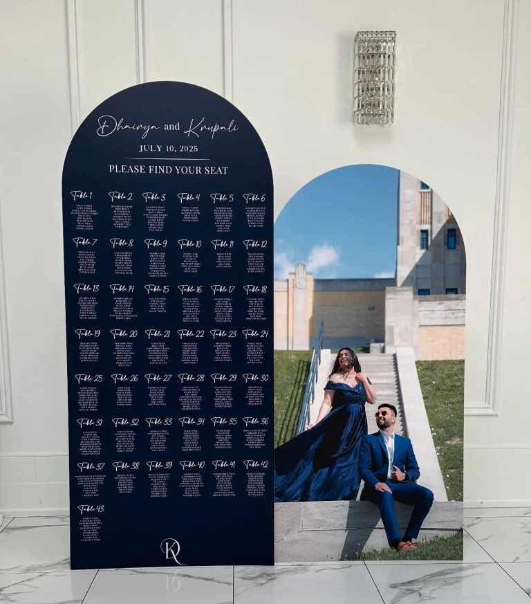 Wedding seating chart ideas Simple