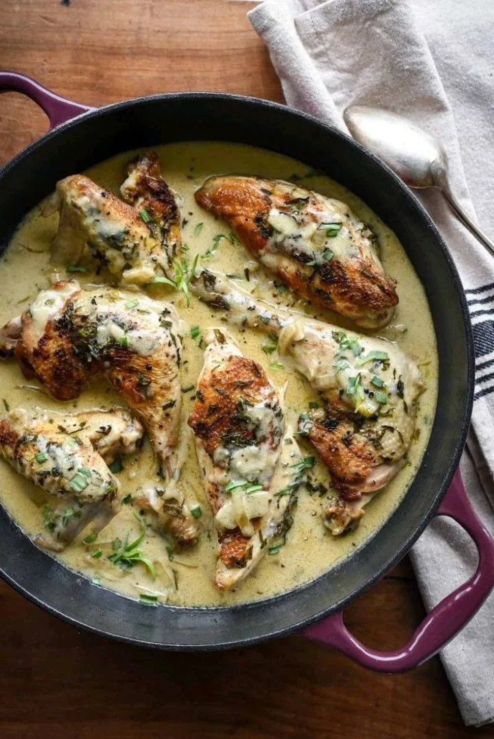 Creamy French Chicken Tarragon