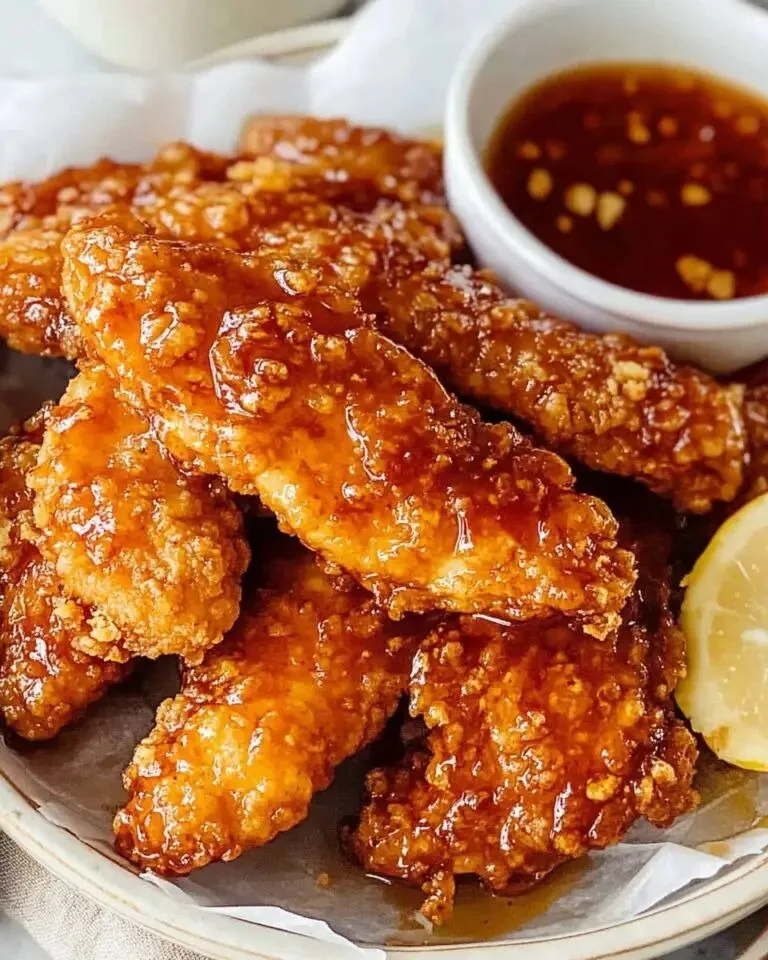 Spicy Honey Crispy Chicken Tenders Recipe