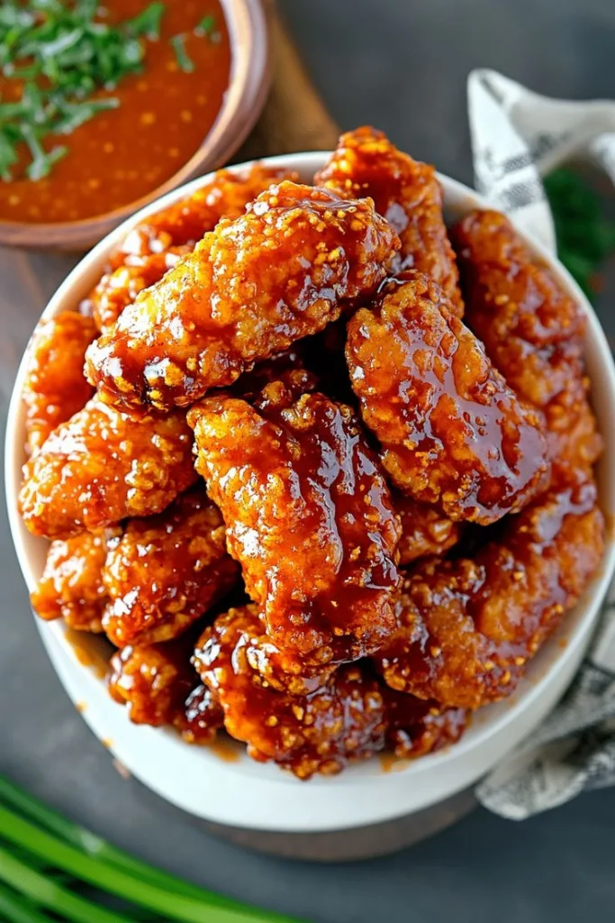 Spicy Honey Crispy Chicken Tenders Recipe