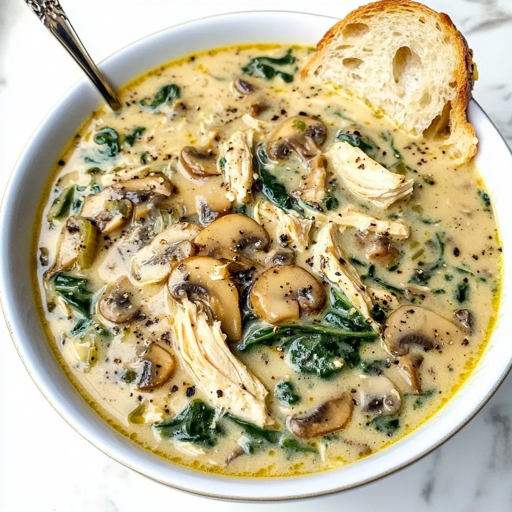 Rotisserie Chicken Mushroom Soup