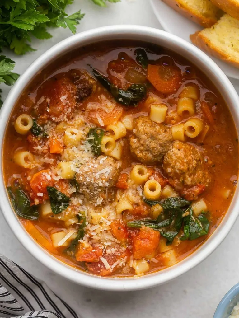 Italian Meatball Soup
